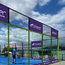 Reklama na kortah dlya padel-tennisa www.GENBERG.by